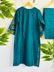 Embroidered 3-Piece Stitched Suit - V4-14 - Pret Ready-to-Wear