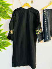 Embroidered 3-Piece Stitched Suit - V4-16 - Pret Ready-to-Wear