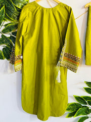 Embroidered 3-Piece Stitched Suit - V4-08 - Pret Ready-to-Wear