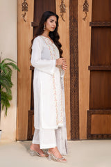 3 Piece - Dyed Embroidered Lawn Suit - V2-04