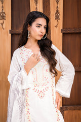 3 Piece - Dyed Embroidered Lawn Suit - V2-04