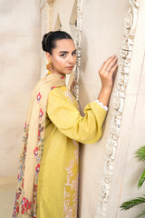 3 Piece - Dyed Embroidered Lawn Suit - V2-05