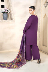 3 Piece - Dyed Embroidered Lawn Suit - V2-07