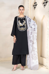 3 Piece - Dyed Embroidered Lawn Suit - V2-08