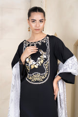 3 Piece - Dyed Embroidered Lawn Suit - V2-08