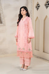 3 Piece - Chikenkari Lawn Suit - V1 - 03