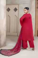 3 Piece - Dyed Embroidered Lawn Suit - V2-09