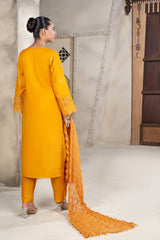 3 Piece - Chikenkari Lawn Suit - V1 - 02