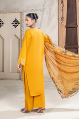 3 Piece - Dyed Embroidered Lawn Suit - V2-10