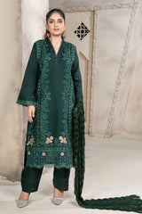 3 Piece - Chikenkari Lawn Suit - V1 - 05