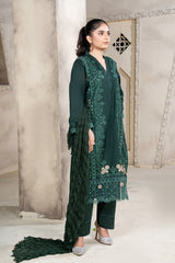 3 Piece - Chikenkari Lawn Suit - V1 - 05