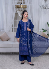 3-Piece Stitched Suit – SHAHANA - SE-V1-10