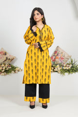2 Piece - Printed Lawn Suit - V3-08