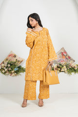 2 Piece - Printed Lawn Suit - V3-03