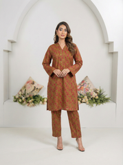 Printed 2-Piece Stitched Suit - V5-05 - Pret Ready-to-Wear