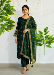 Embroidered 3-Piece Stitched Suit - V4-27 - Pret Ready-to-Wear