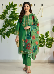 Embroidered 3-Piece Stitched Suit - V4-24 - Pret Ready-to-Wear