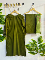 Embroidered 3-Piece Stitched Suit - V4-20 - Pret Ready-to-Wear