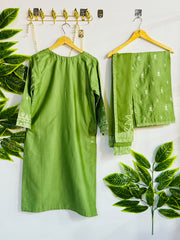 Embroidered 3-Piece Stitched Suit - V4-37 - Pret Ready-to-Wear