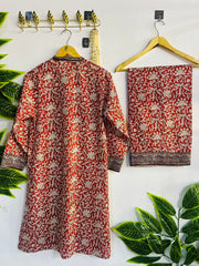 Printed 2-Piece Stitched Suit - V5-02 - Pret Ready-to-Wear