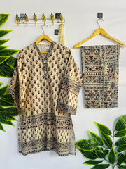 Printed 2-Piece Stitched Suit - V5-04 - Pret Ready-to-Wear