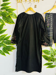 Embroidered 3-Piece Stitched Suit - V4-13 - Pret Ready-to-Wear