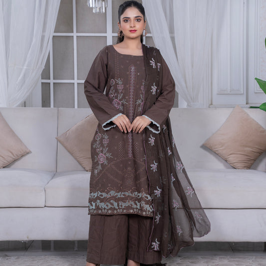 3-Piece Stitched Suit – DASTAK - SE-V1-06