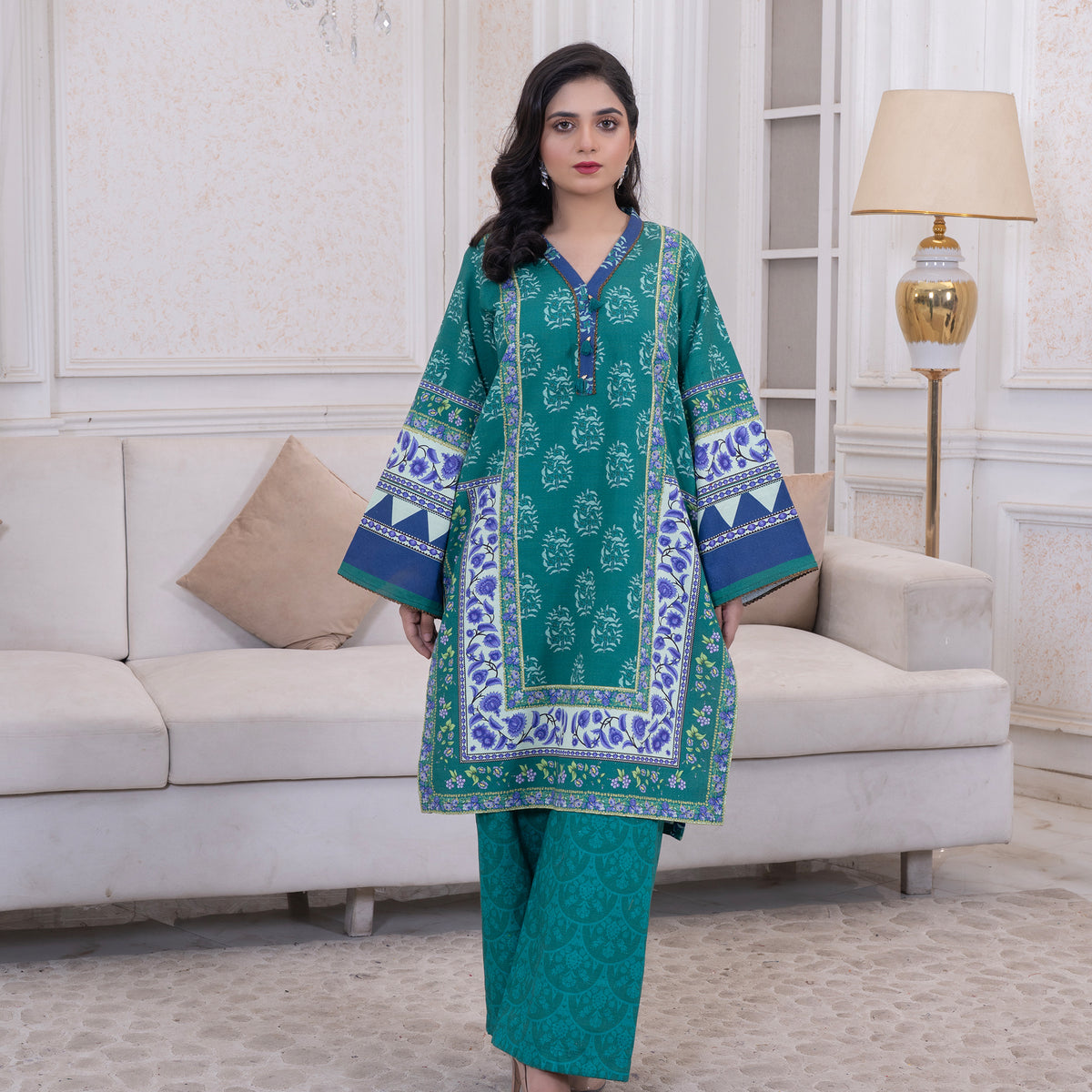 2-Piece Suit - Aqua Splash - RF-DG-04