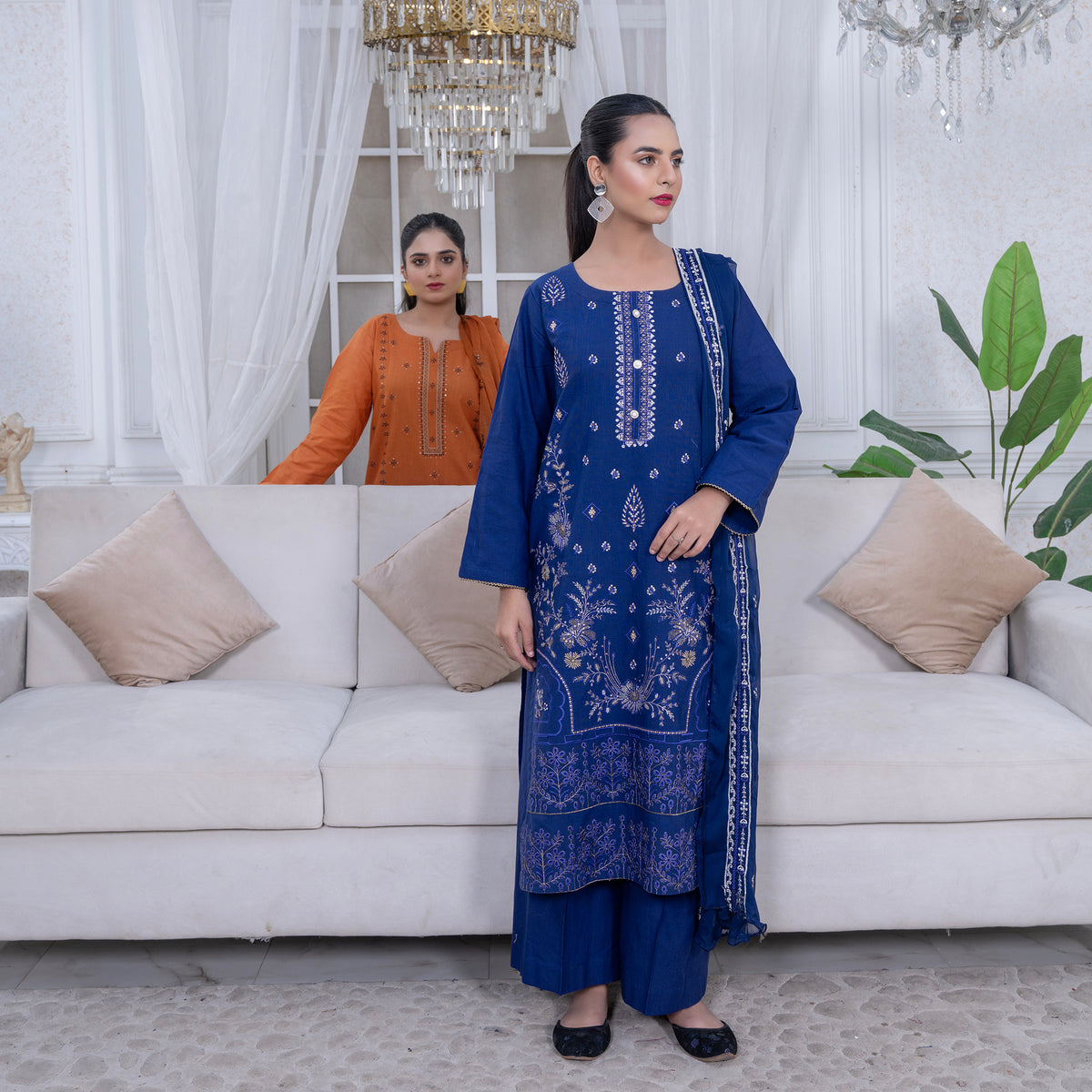 3-Piece Stitched Suit – SHAHANA - SE-V1-10
