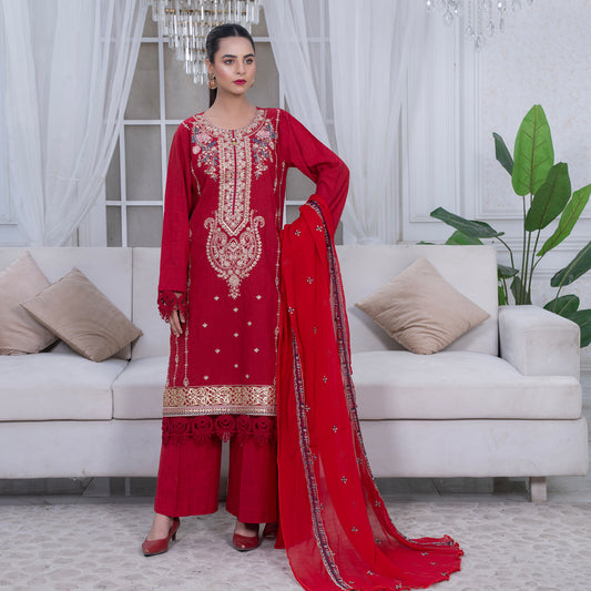 3-Piece Stitched Suit – NOOR JAHAN - SE-V1-04