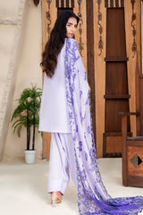 3 Piece - Dyed Embroidered Lawn Suit - V2-02