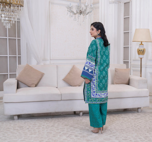 2-Piece Suit - Aqua Splash - RF-DG-04