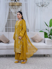 3-Piece Stitched Suit – KASHMIRA - SE-V1-01