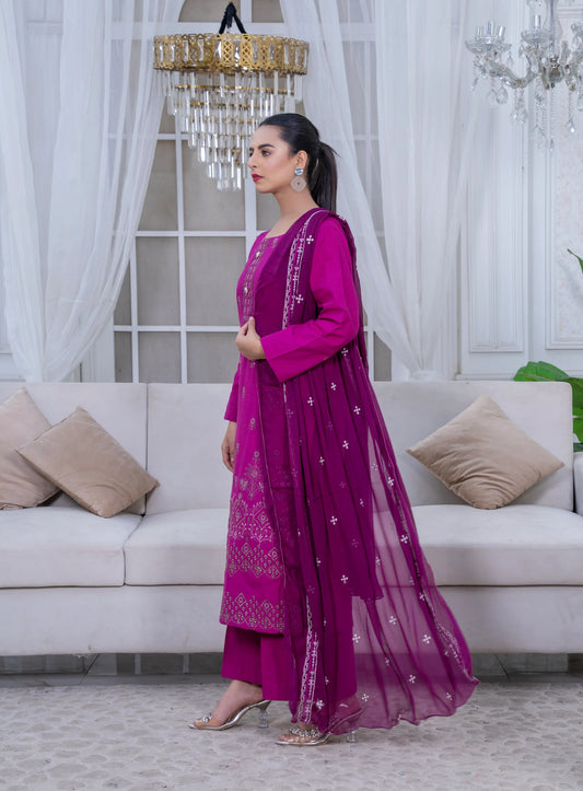3-Piece Stitched Suit – JAMNI - SE-V1-02