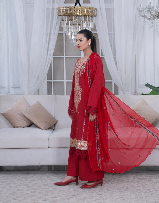 3-Piece Stitched Suit – NOOR JAHAN - SE-V1-04
