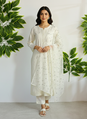 Embroidered 3-Piece Stitched Suit - V4-29 - Pret Ready-to-Wear