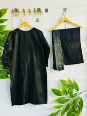 Embroidered 3-Piece Stitched Suit - V4-17 - Pret Ready-to-Wear