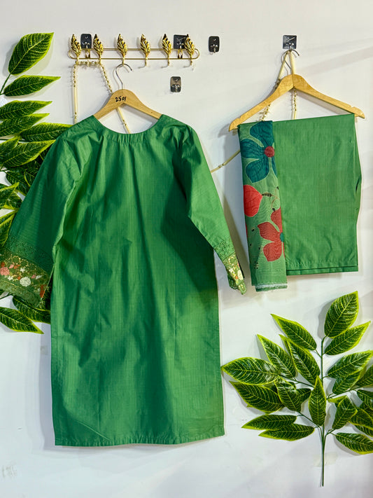 Embroidered 3-Piece Stitched Suit - V4-24 - Pret Ready-to-Wear