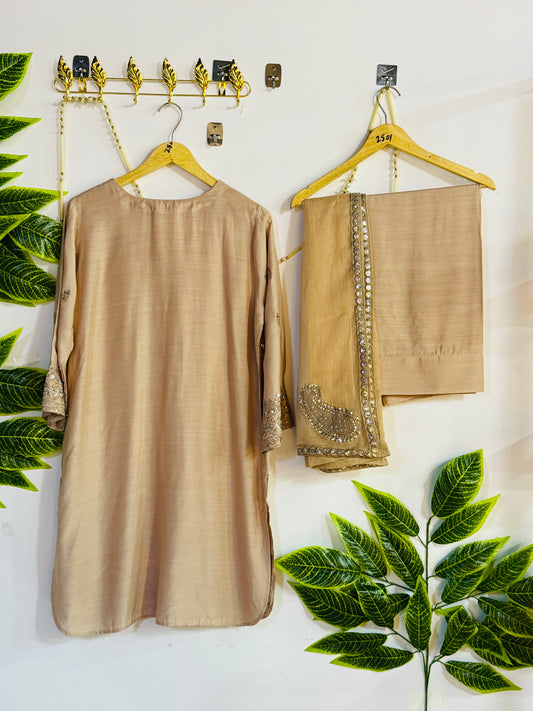 Embroidered 3-Piece Stitched Suit - V4-26 - Pret Ready-to-Wear