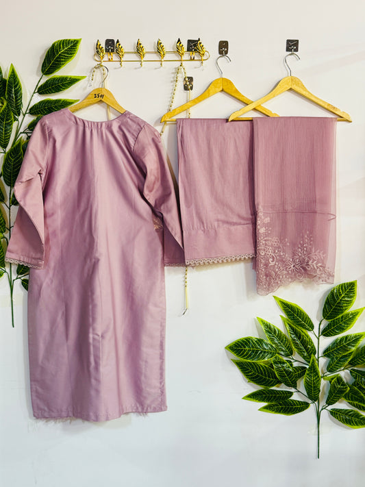 Embroidered 3-Piece Stitched Suit - V4-39 - Pret Ready-to-Wear