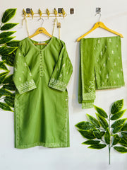 Embroidered 3-Piece Stitched Suit - V4-37 - Pret Ready-to-Wear